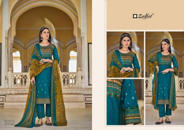 Zulfat Rehmat Cotton Exclusive Designer Redymade Suit